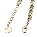 Chanel CC Gold White Enamel Bracelet 2025 CHANEL