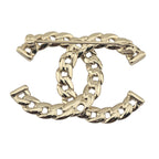 Chanel CC Gold Chain Link Brooch 2024 CHANEL