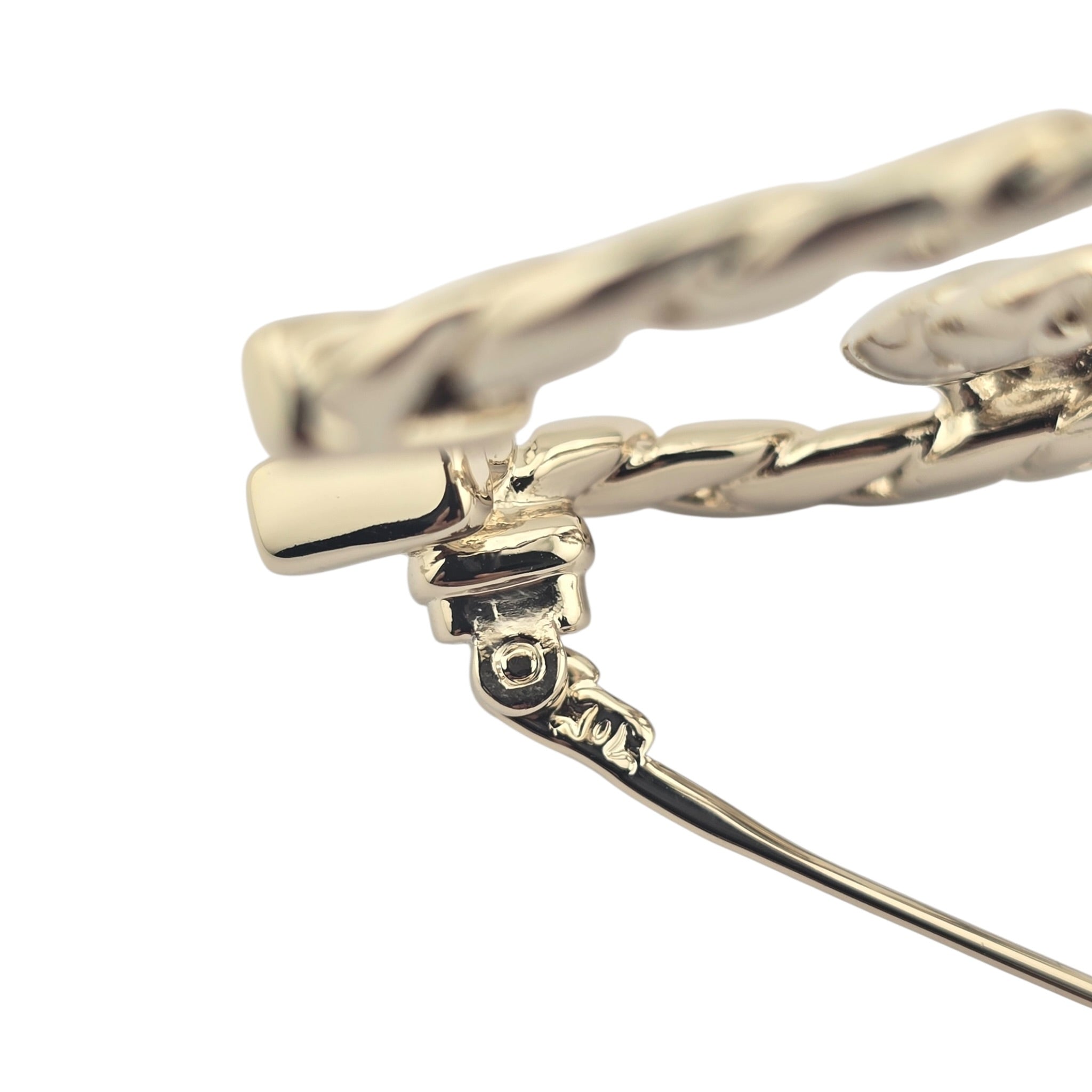 Chanel CC Gold Chain Link Brooch 2024 CHANEL