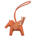Hermès Rodeo Pegase Orange Leather and Alligator Touch PM Bag Charm