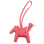Hermès Rodeo Pegase PM Bag Charm Rose Azalee
