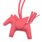 Hermès Rodeo Pegase PM Bag Charm Rose Azalee