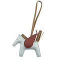 Hermès Rodeo Pegase PM Bag Charm Bleu Brume/Chai/Cuivre