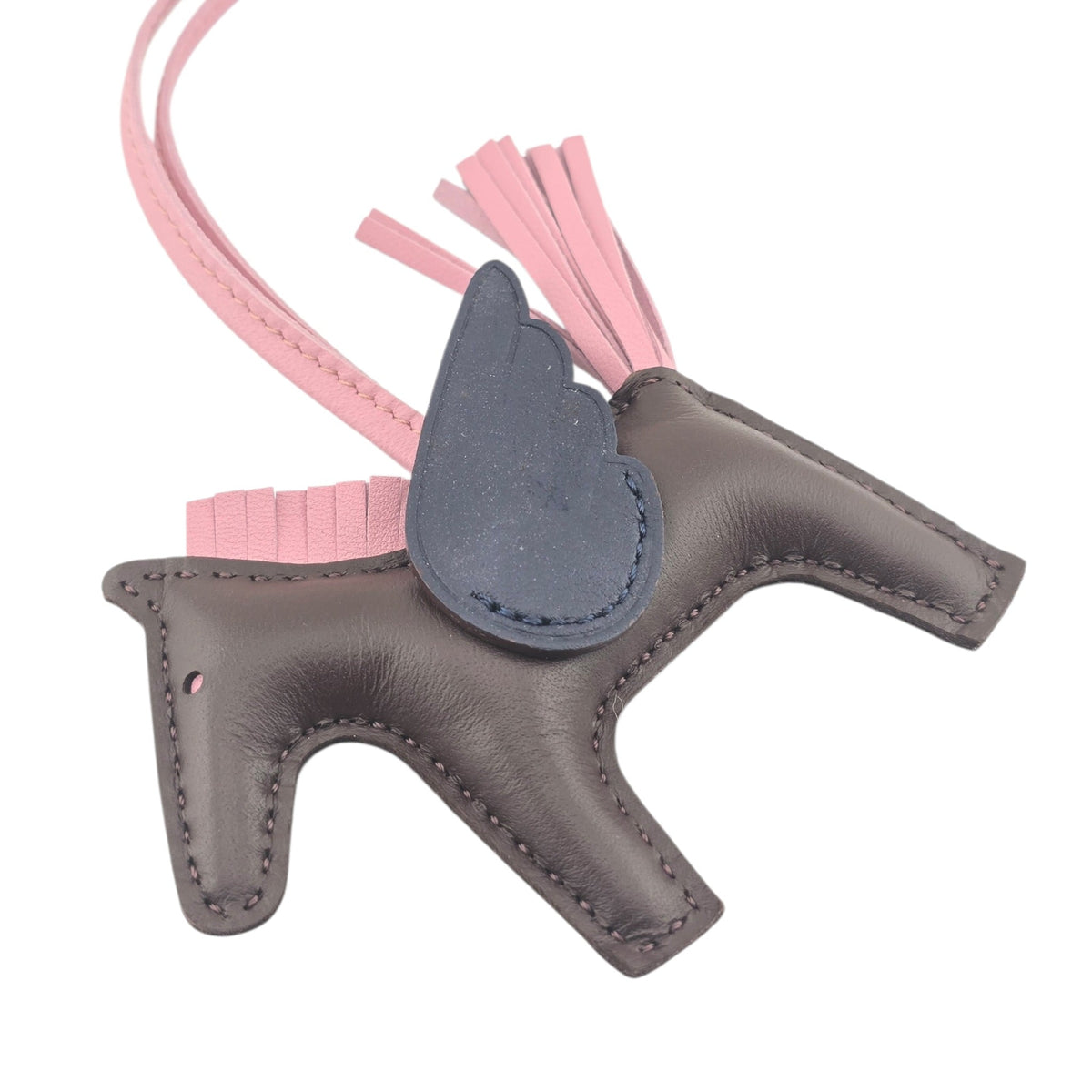 Hermès Rodeo Pegase PM Bag Charm Rouge Sellier/Mauve Sylvestre/Bleu Saphir