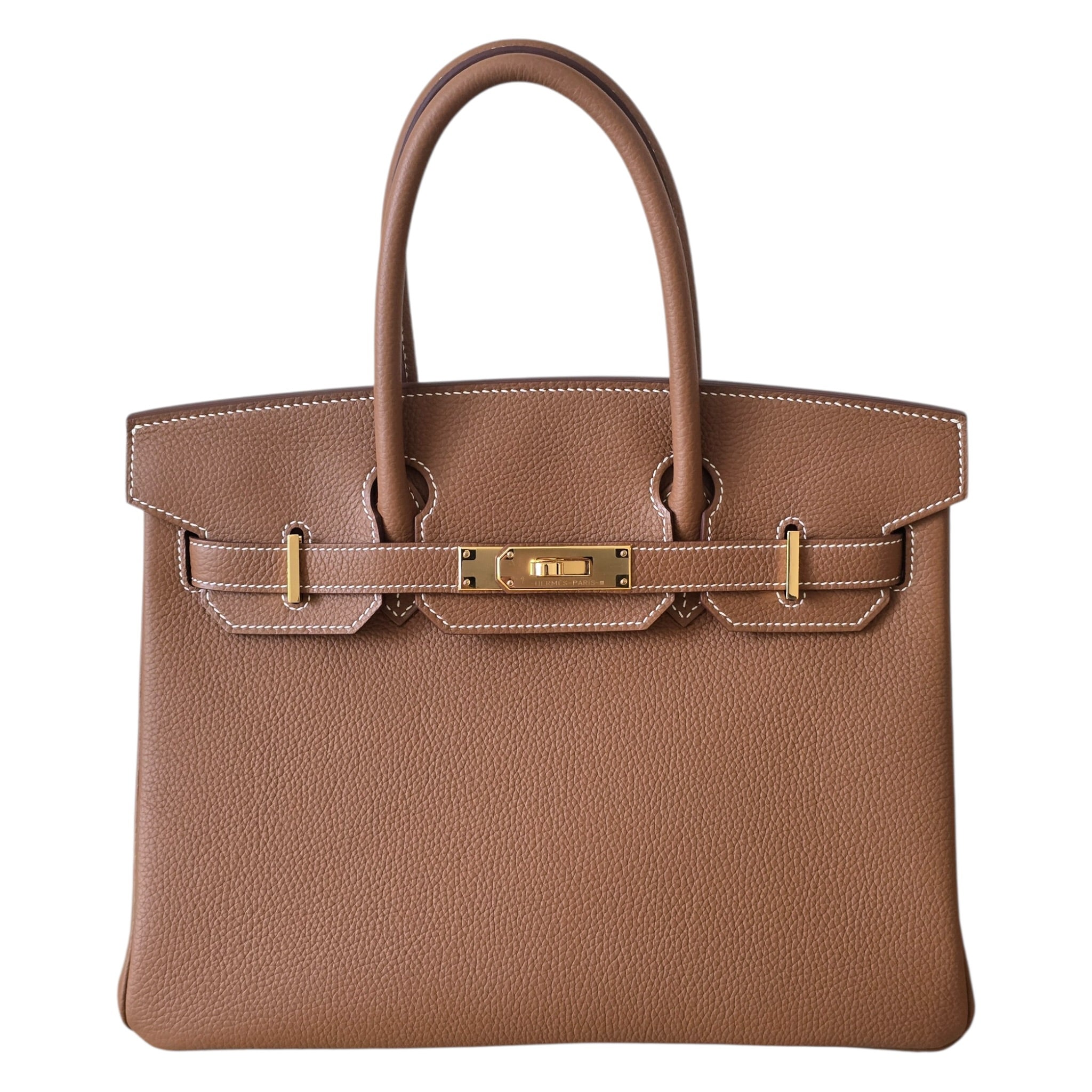 Hermes Birkin 30 Gold Togo Gold Hardware HERMES