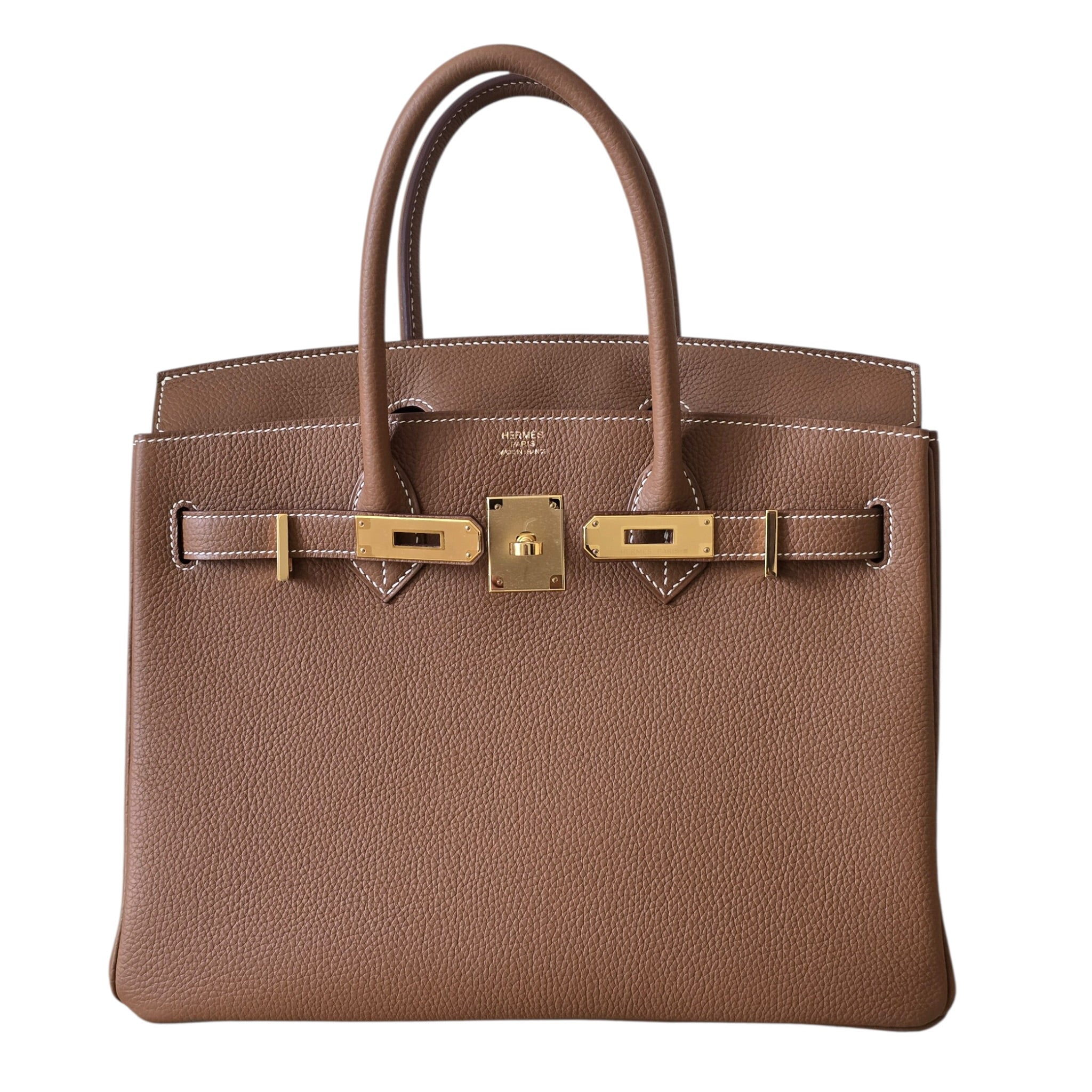 Hermes Birkin 30 Gold Togo Gold Hardware HERMES