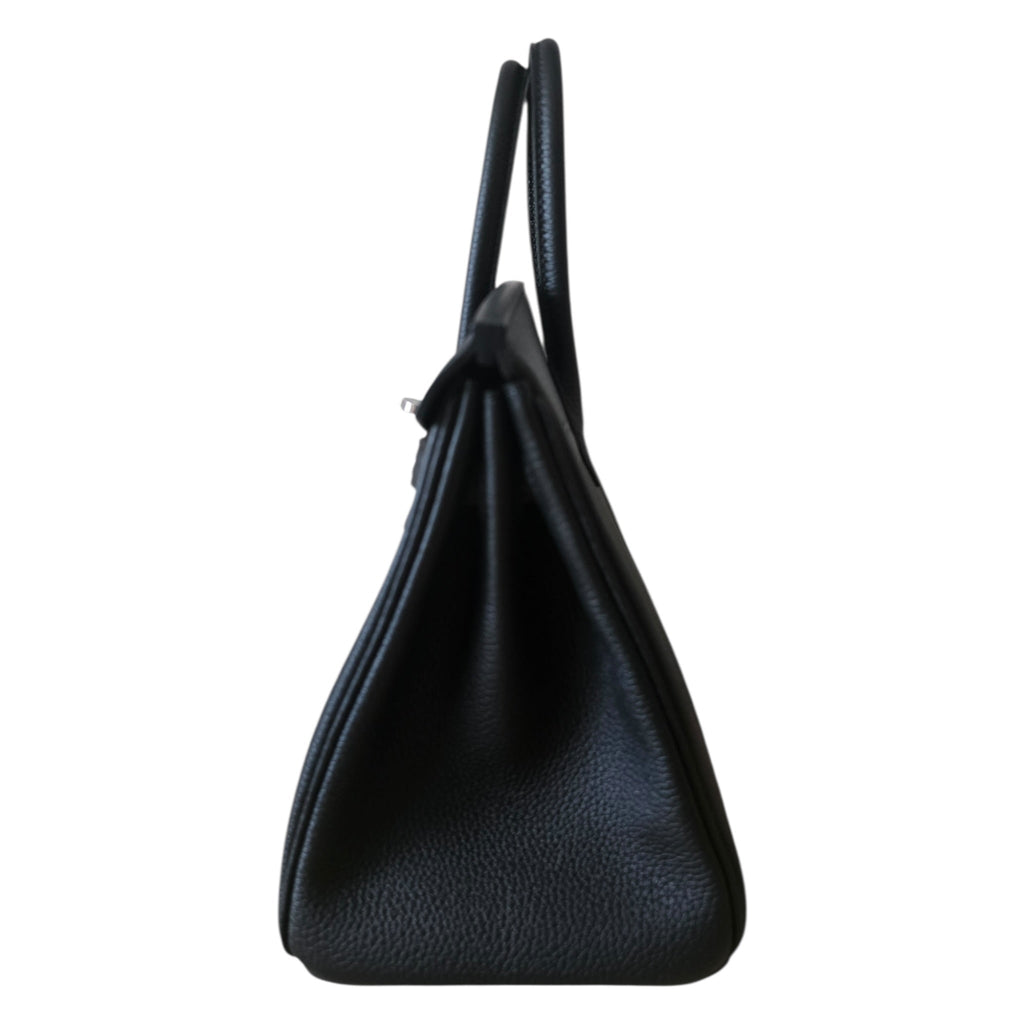 Hermès Birkin 25 Noir Togo Palladium Hardware HERMES