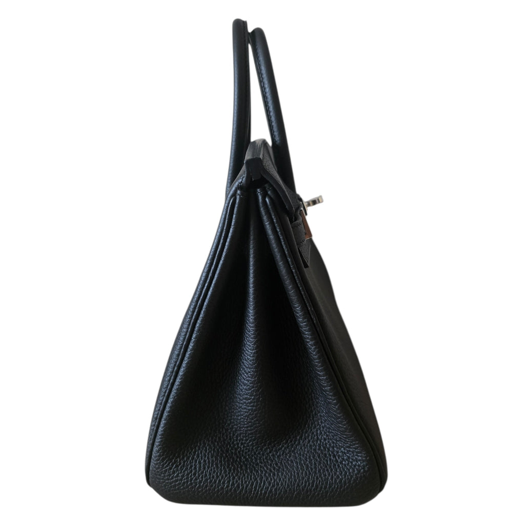 Hermès Birkin 25 Noir Togo Palladium Hardware HERMES