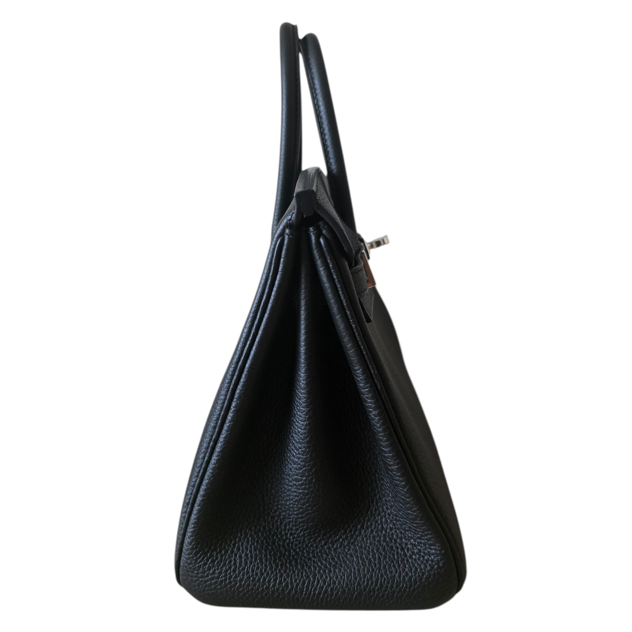 Hermès Birkin 25 Noir Togo Palladium Hardware HERMES