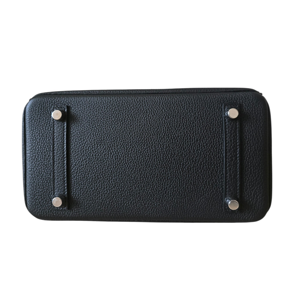 Hermès Birkin 25 Noir Togo Palladium Hardware HERMES