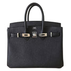 Hermès Birkin 25 Noir Togo Palladium Hardware HERMES