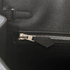 Hermès Birkin 25 Noir Togo Palladium Hardware HERMES