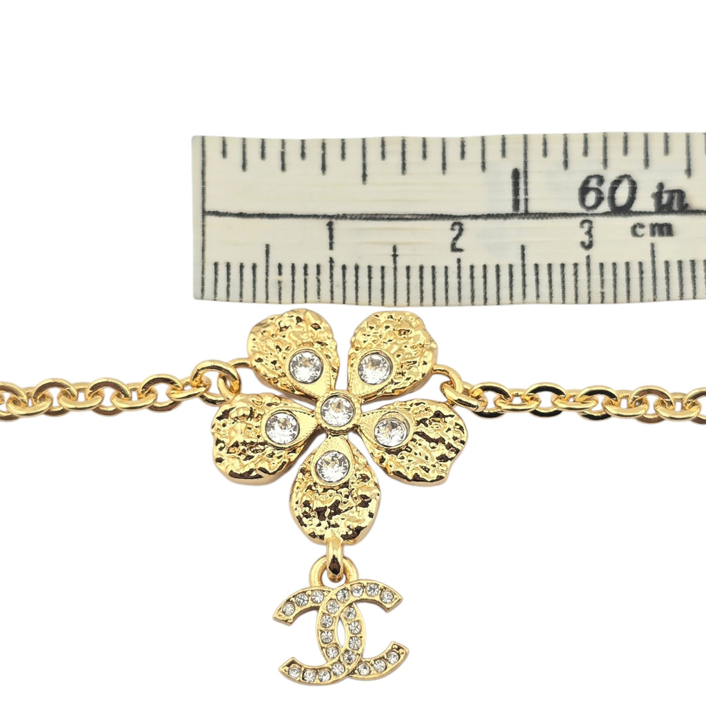 Chanel CC Gold Floral Bracelet 26C 2026 CHANEL
