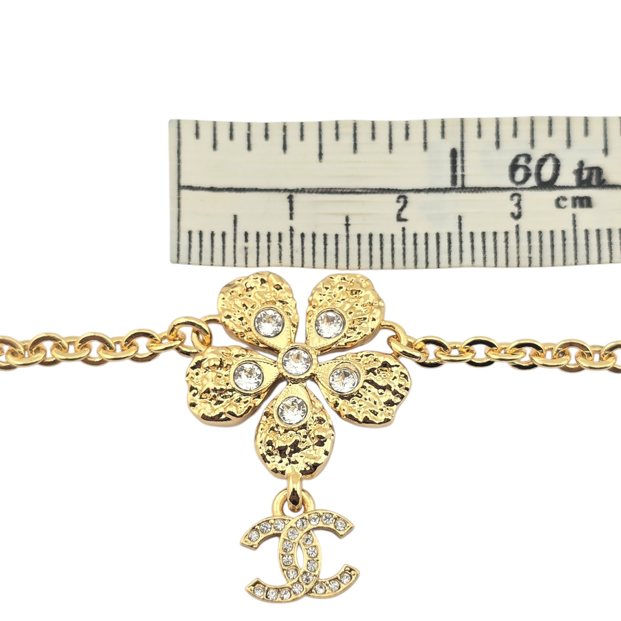 Chanel CC Gold Floral Bracelet 26C 2026 CHANEL