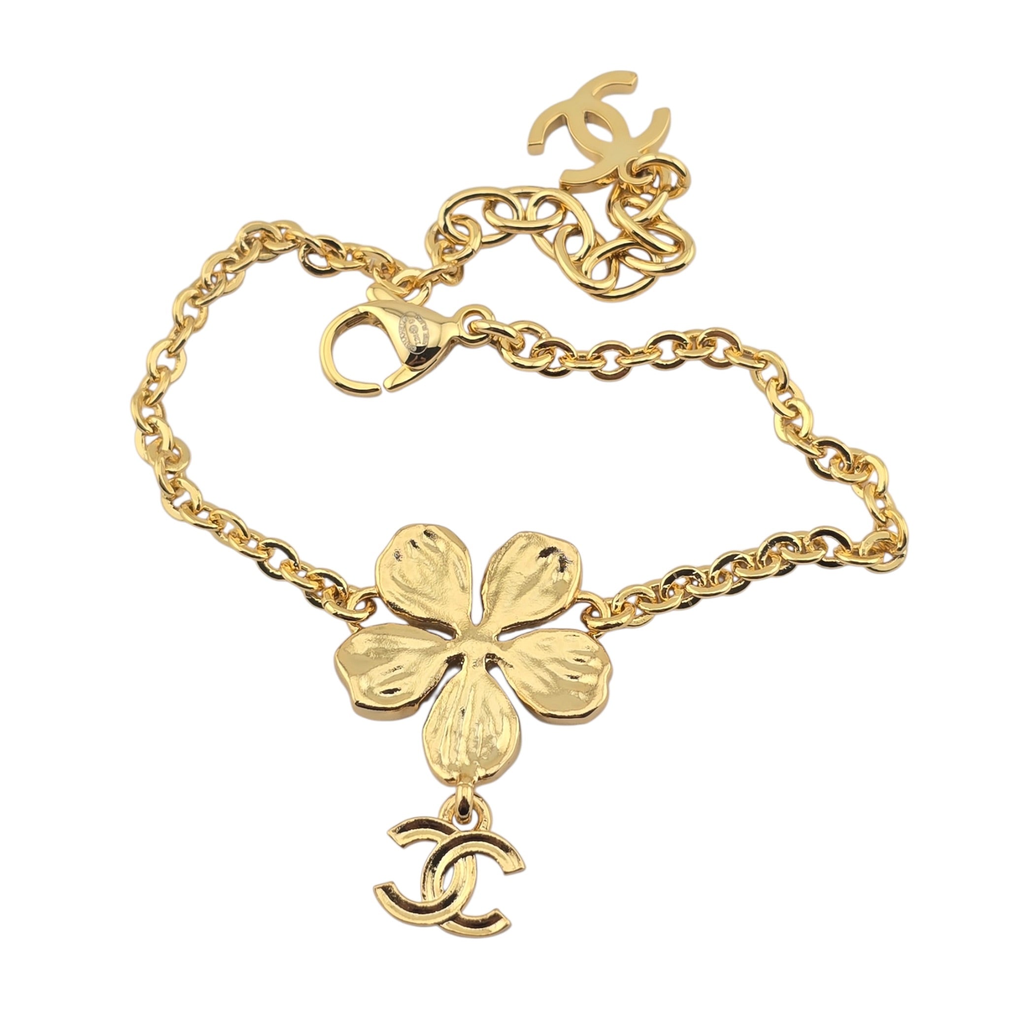 Chanel CC Gold Floral Bracelet 26C 2026 CHANEL