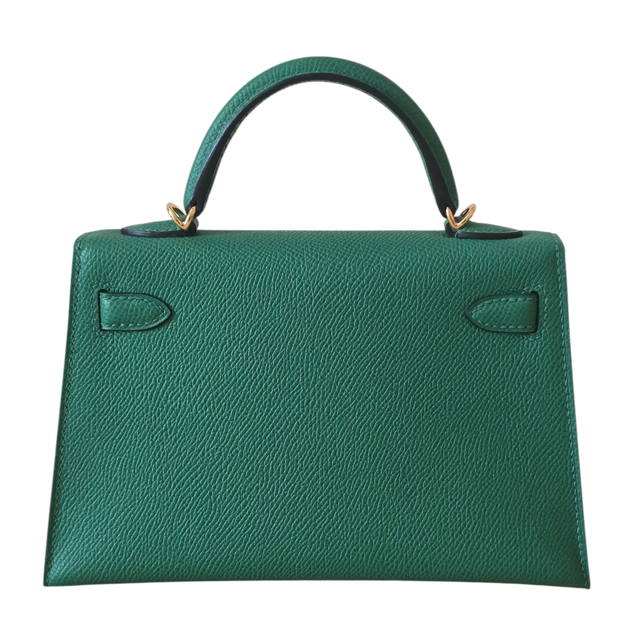 Hermès Mini Kelly II Epsom Vert Vertigo Gold Hardware HERMES