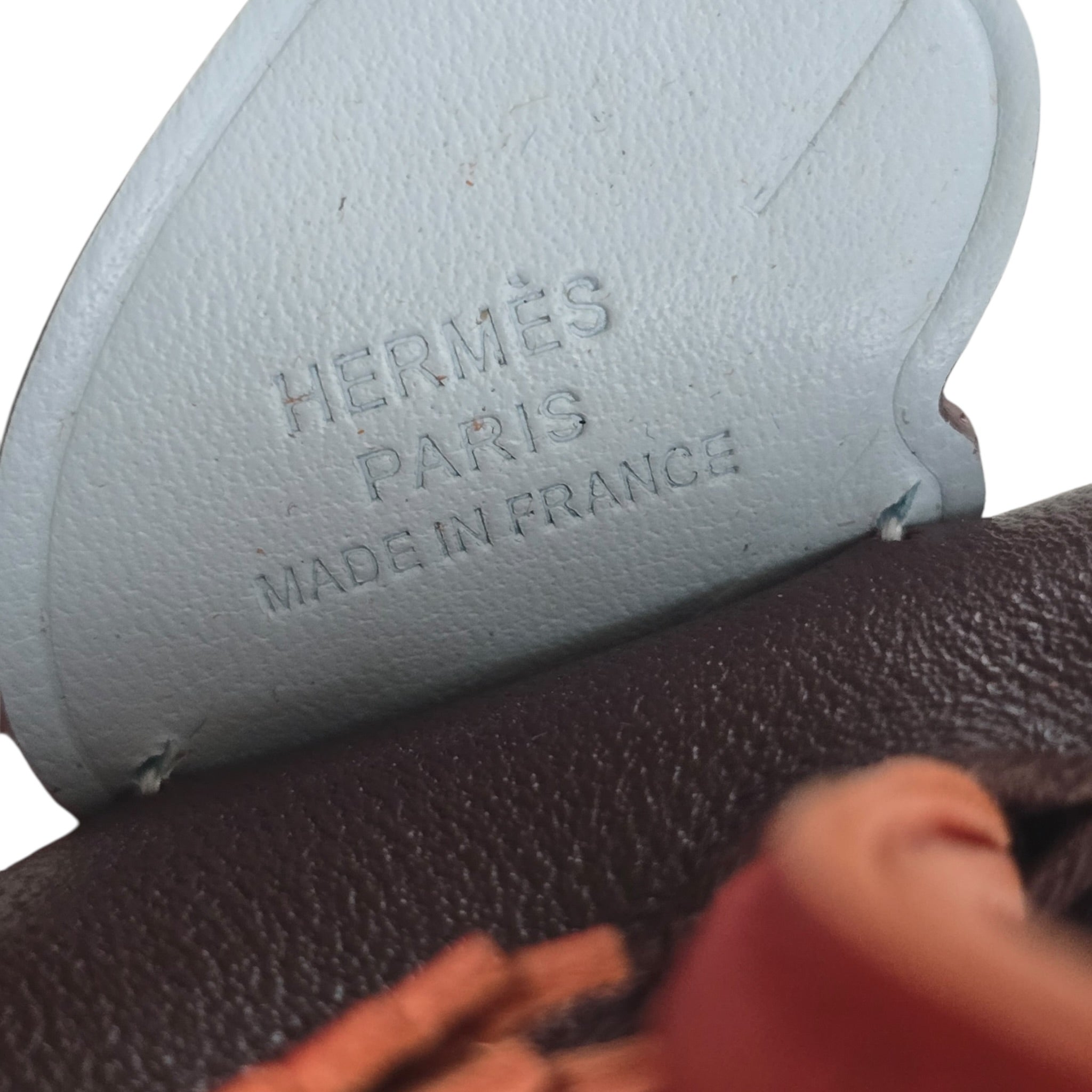 Hermès Rodeo Pegase PM Bag Charm Rouge Sellier/Bleu Brume/Capucine HERMES