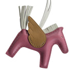 Hermès Rodeo Pegase PM Bag Charm Pink/Beige/Gold