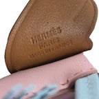 Hermès Rodeo Pegase PM Bag Charm Rose Sakura / Bleu Brume