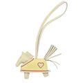 Hermès Rodeo Robeo Coeur Charm PM Craie, Jaune Milton & Rouge Radieux Milo Lambskin