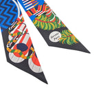 Hermes Silk Twilly De l'Ombrelle aux Duels