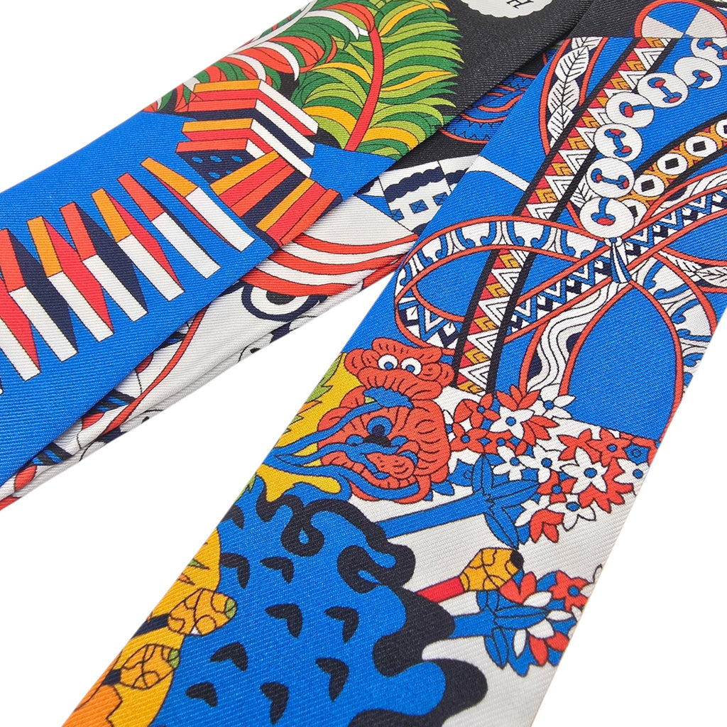 Hermes Silk Twilly De l'Ombrelle aux Duels