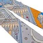 Hermes Silk Twilly Objets de Curiosite Blue