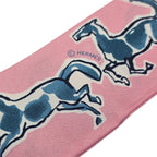 Hermes Silk Twilly Chevaux en Liberté