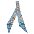 Hermes Silk Odyssey Twilly Beige Bleu Ciel Jaune Vif