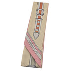 Hermes Silk Twilly Grand Tralala Rose Poudre Beige Pink