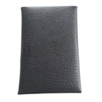 Hermès Calvi Card Holder Noir Chevre Mysore