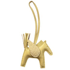 Hermès Rodeo Pegase Jaune Poussin Leather and Alligator Touch PM Bag Charm