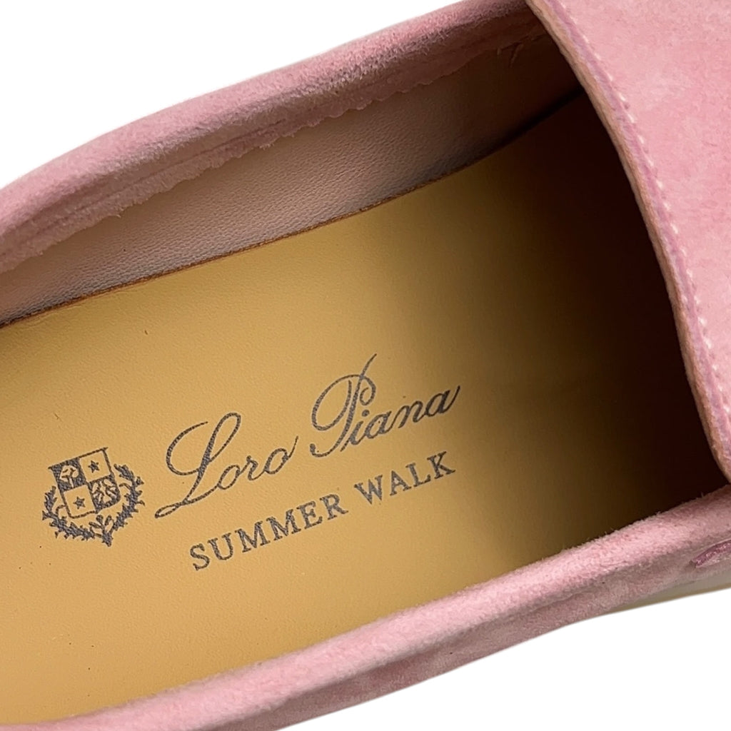 Loro Piana Summer Charms Walk Loafer Flowering Cherry 39