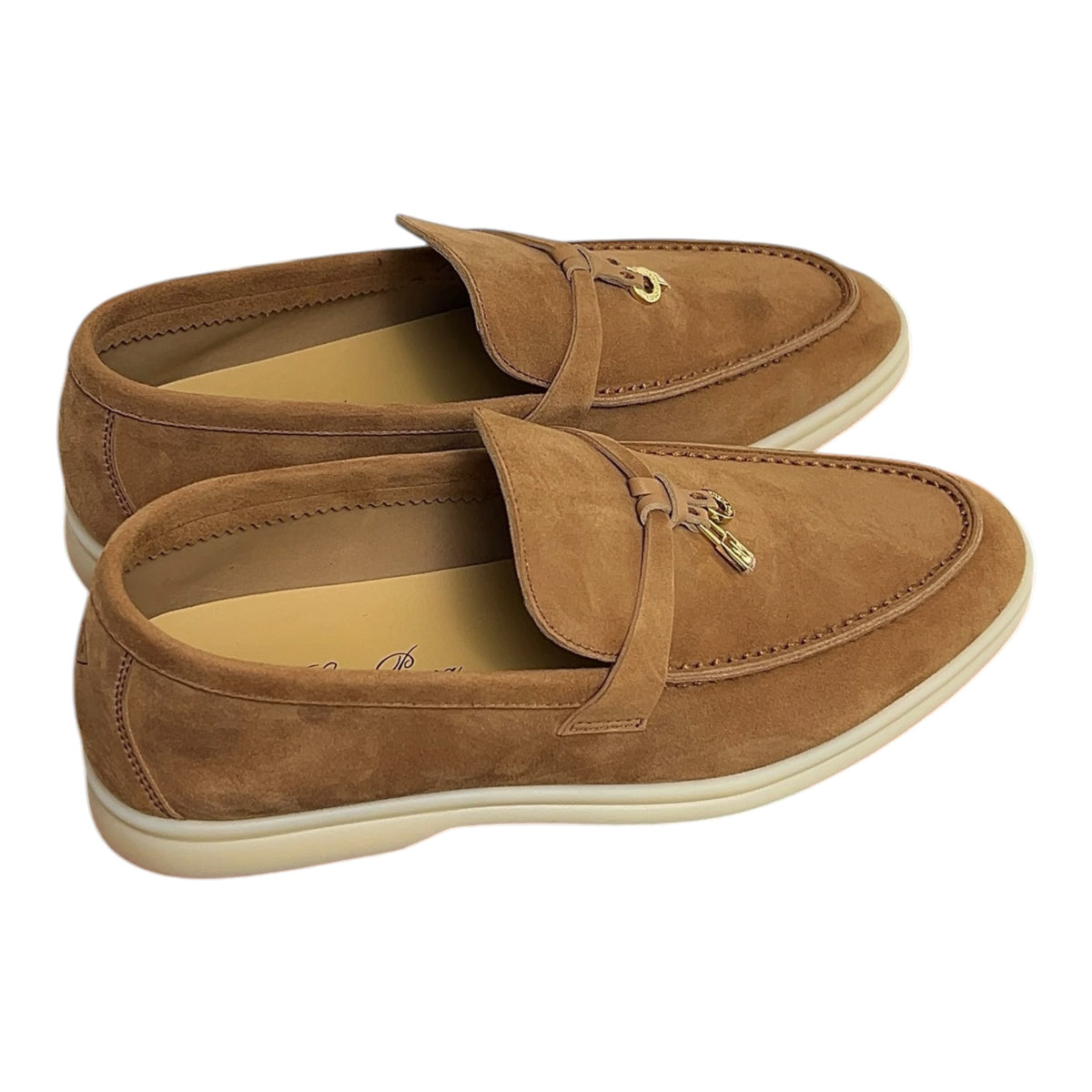 Loro Piana Summer Charms Walk Loafer Vicuna 39