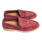 Loro Piana Summer Charms Walk Loafer Rose 40