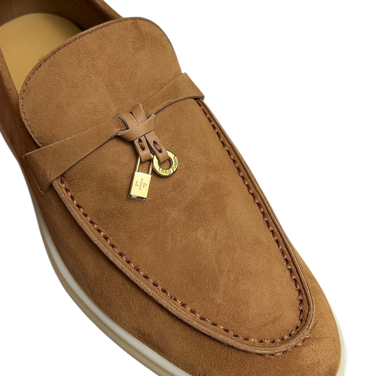 Loro Piana Summer Charms Walk Loafer Vicuna 39