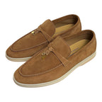 Loro Piana Summer Charms Walk Loafer Vicuna 39
