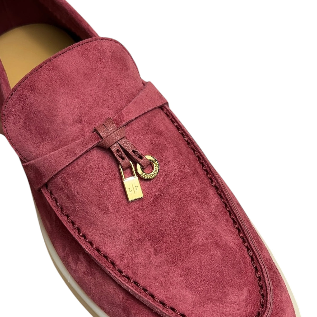 Loro Piana Summer Charms Walk Loafer Rose 40