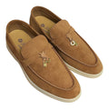 Loro Piana Summer Charms Walk Loafer Vicuna 39