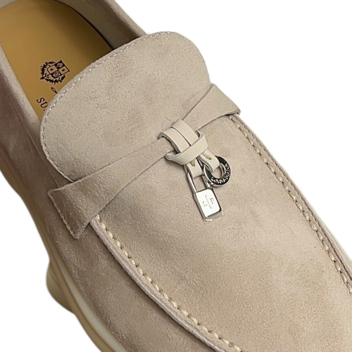 Loro Piana Summer Charms Walk Loafer Pearl Powder 39