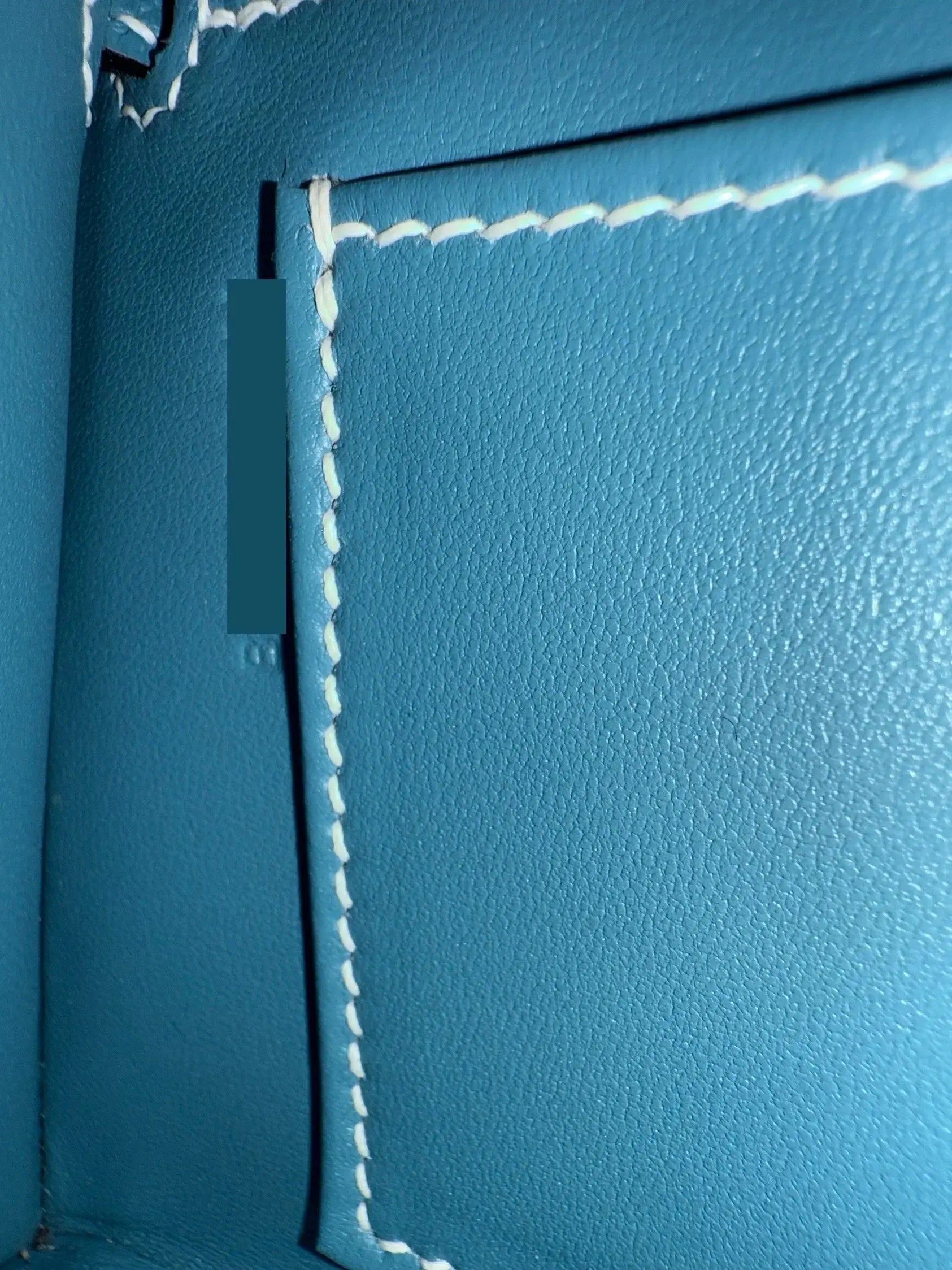 Hermes Mini Kelly II Epsom Bleu Jean Palladium Hardware Bag HERMES