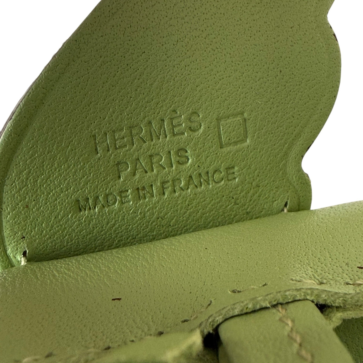 Hermès Rodeo Pegase Vert Criquet Leather and Alligator Touch PM Charm Bag