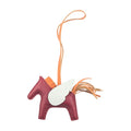 Hermès Rodeo Pegase Bag Charm PM Burgundy/Cornaline/Bleu Brume HERMES