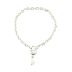 GUCCI Trademark Chain Bracelet Key 925 Sterling Silver GUCCI
