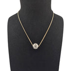 Chanel CC Ball Pendant Gold Necklace 2025 CHANEL