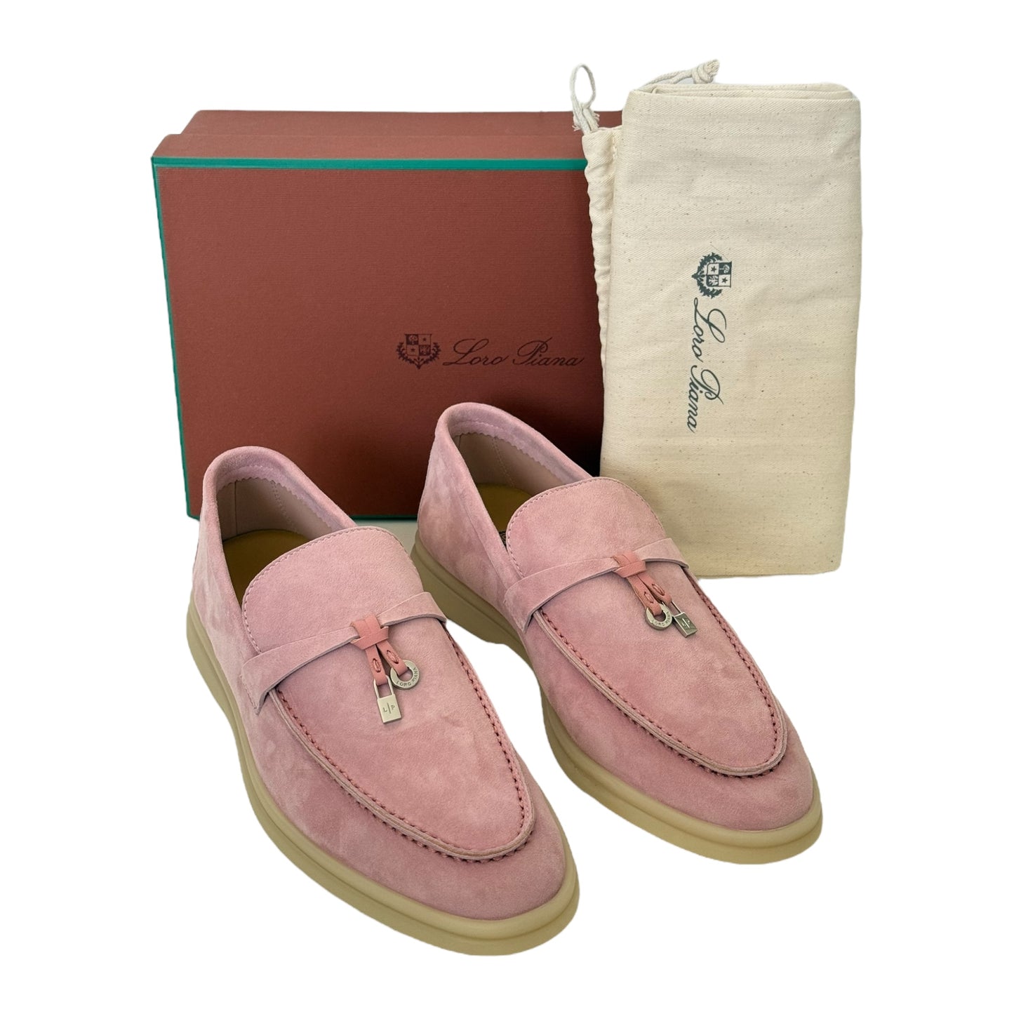 LORO PIANA SUMMER CHARMS WALK PINK - 39