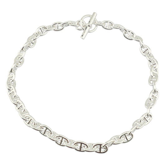 HERMES SILVER CHAINE D'ANCRE NECKLACE