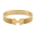 Hermes Clic H Bracelet Yellow Gold GM