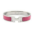 Hermes Clic H Bracelet Pink Palladium GM