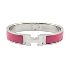 Hermes Clic H Bracelet Pink Palladium GM